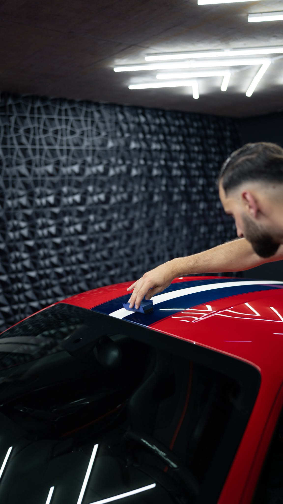 Préparation de surface avant protection céramique