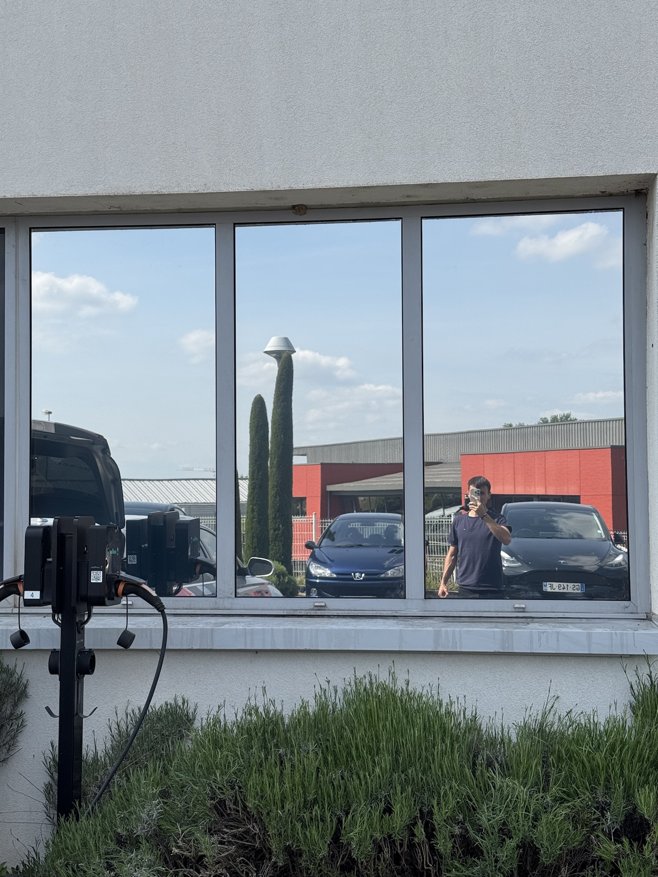 Vitrage extérieur avec film teinté